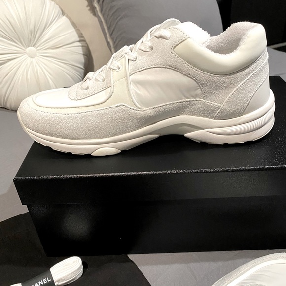 🤍BRAND NEW CHANEL WHITE REV TRAINERS🤍 - Picture 11 of 14